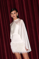 NINA DRESS WITH CAPE