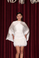 NINA DRESS WITH CAPE
