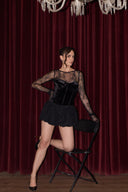 SABRINA LACE TOP & CORSET SET